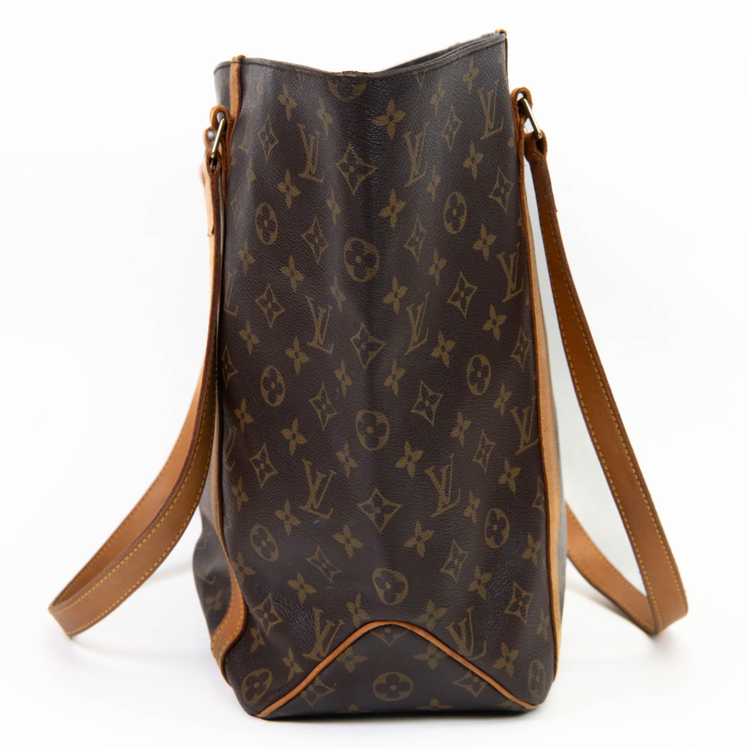 Women's or Men's Louis Vuitton Brown Monogram Canvas Sac Shopping Tote