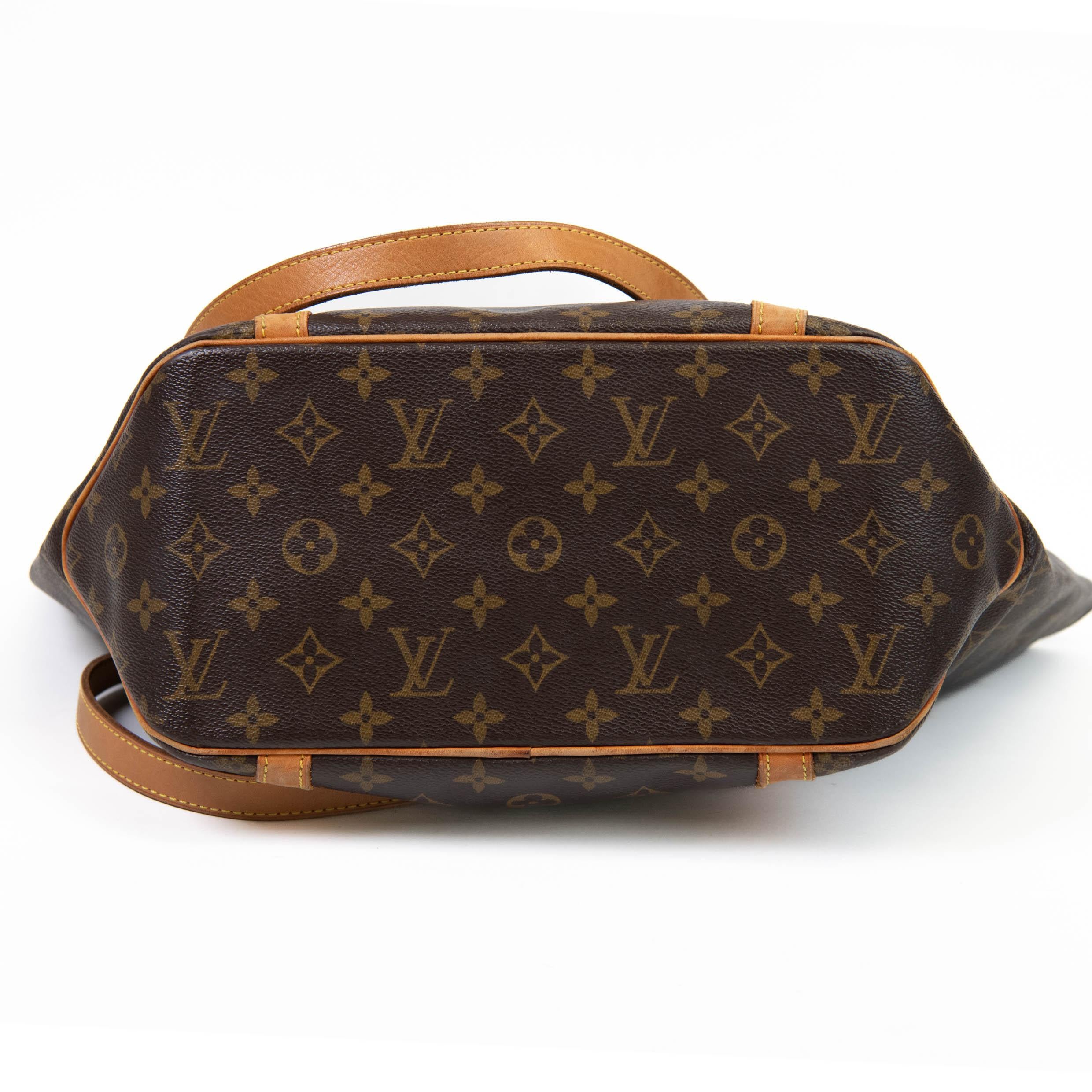 Louis Vuitton Brown Monogram Canvas Sac Shopping Tote 1