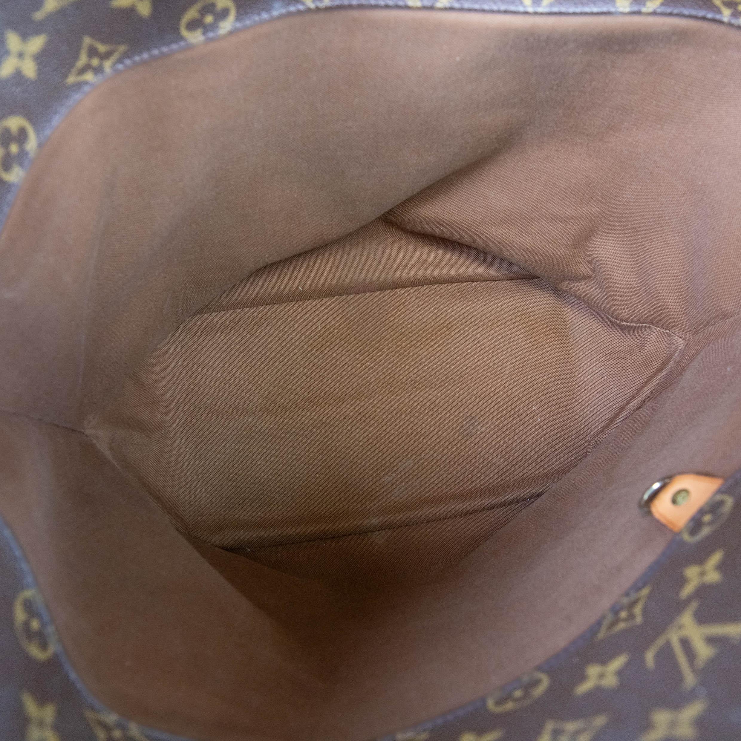 Louis Vuitton Brown Monogram Canvas Sac Shopping Tote 2