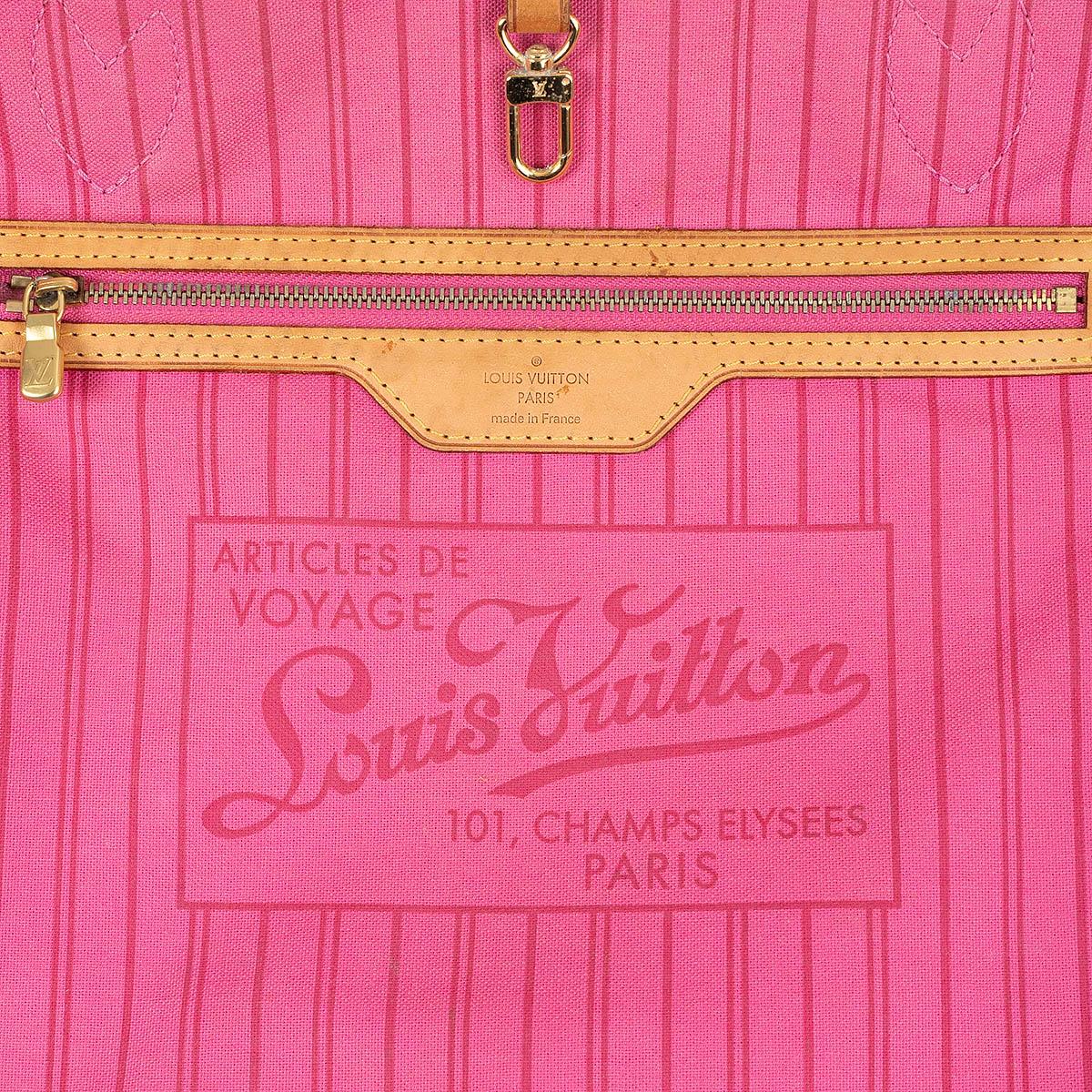 LOUIS VUITTON braun Monogramm Leinwand SAINT TROPEZ NEVERFULL GM Shopper Tasche 1