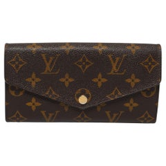 Louis Vuitton Brown Monogram Canvas Sarah Wallet