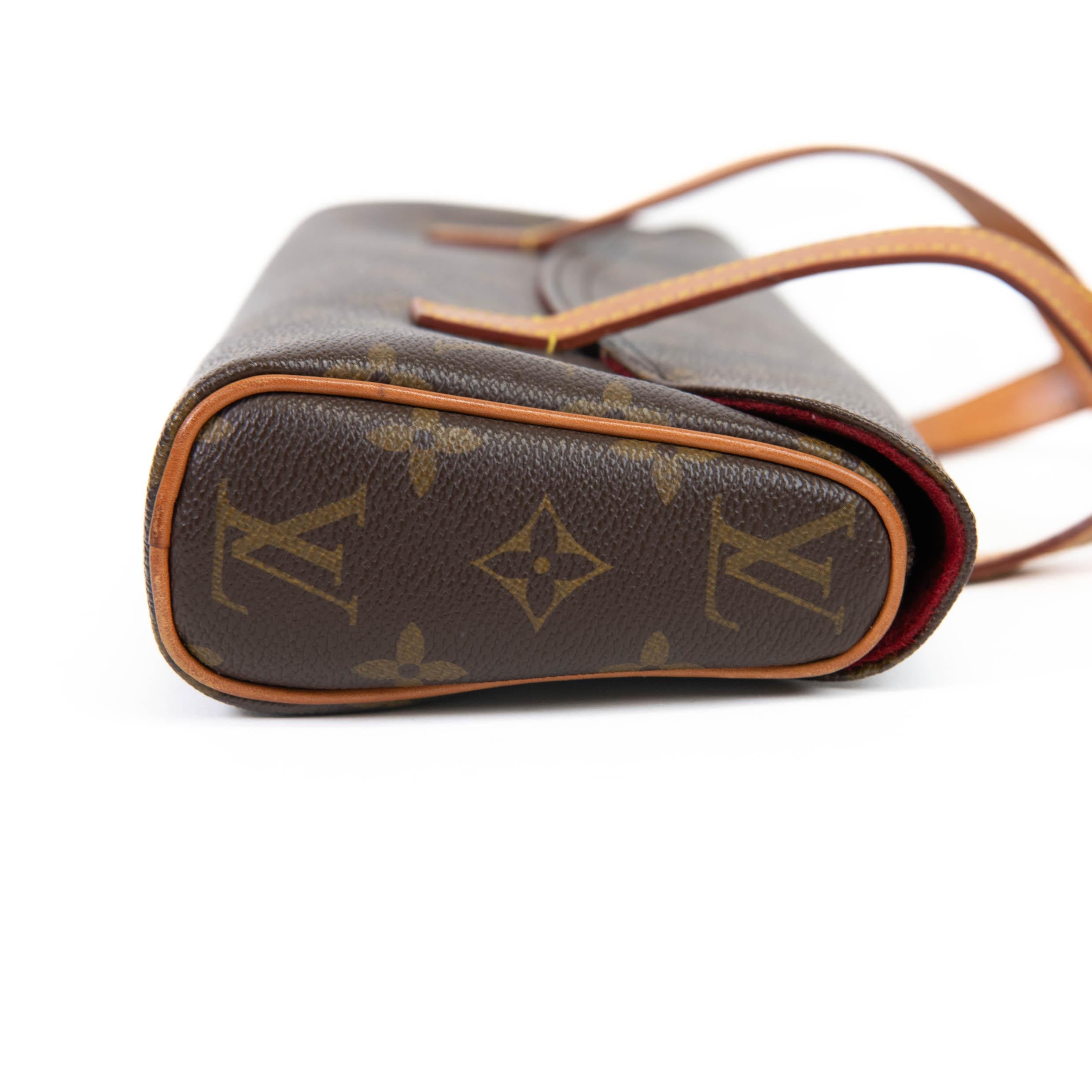 Louis Vuitton Brown Monogram Canvas Sonatine Tote Bag 1