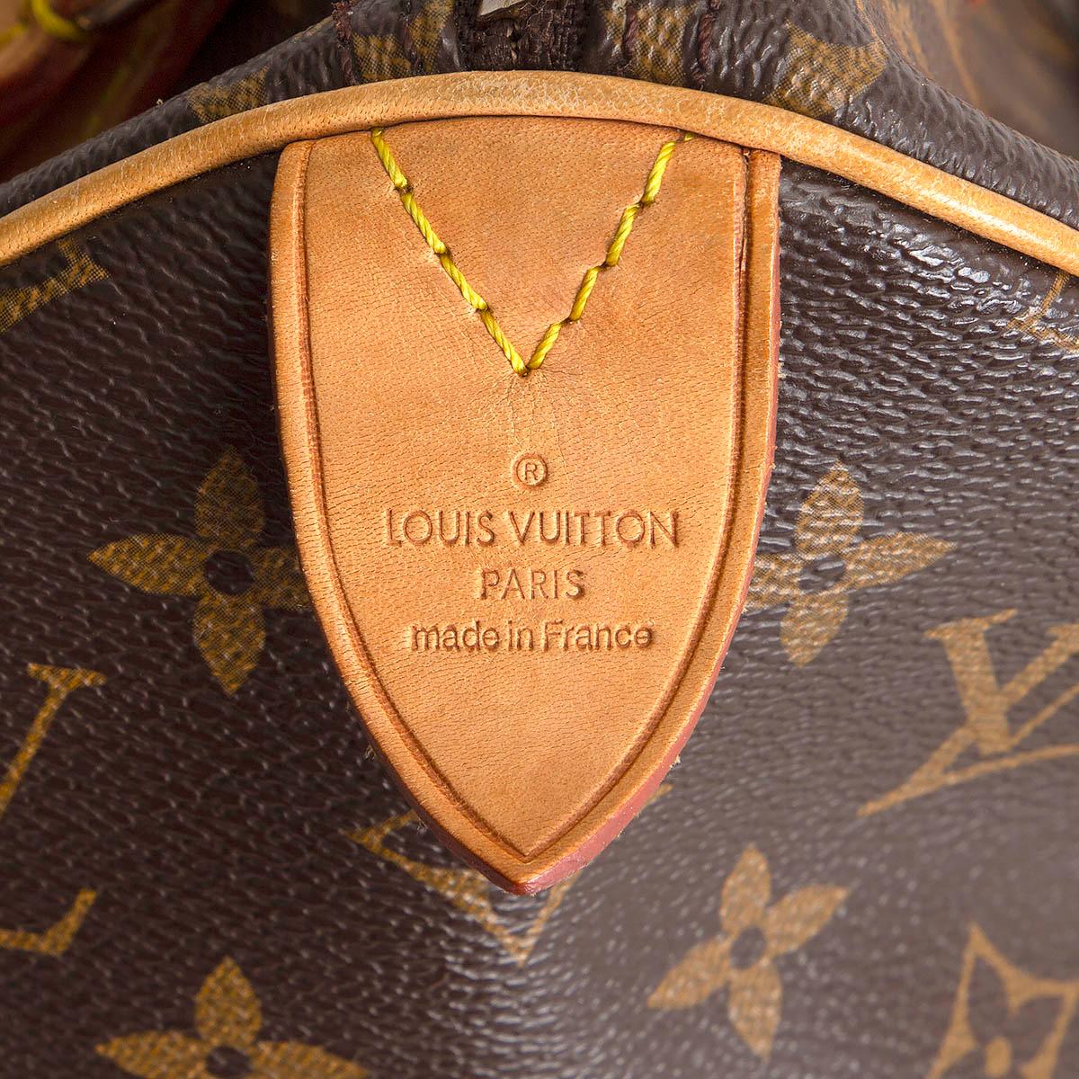 LOUIS VUITTON brown Monogram canvas SPEEDY 25 Bag 1