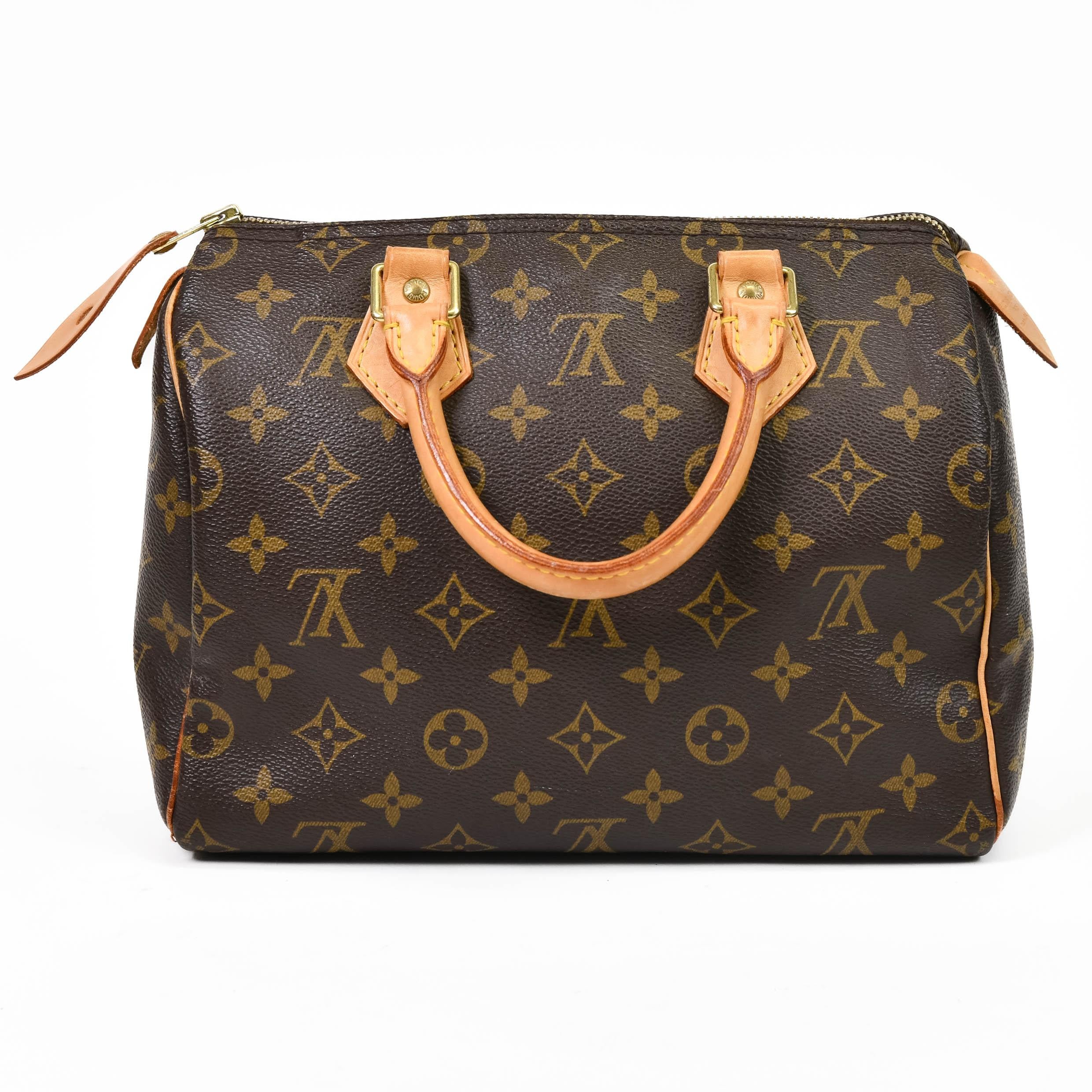 Louis Vuitton Brown Monogram Canvas Speedy 25 Tote 2