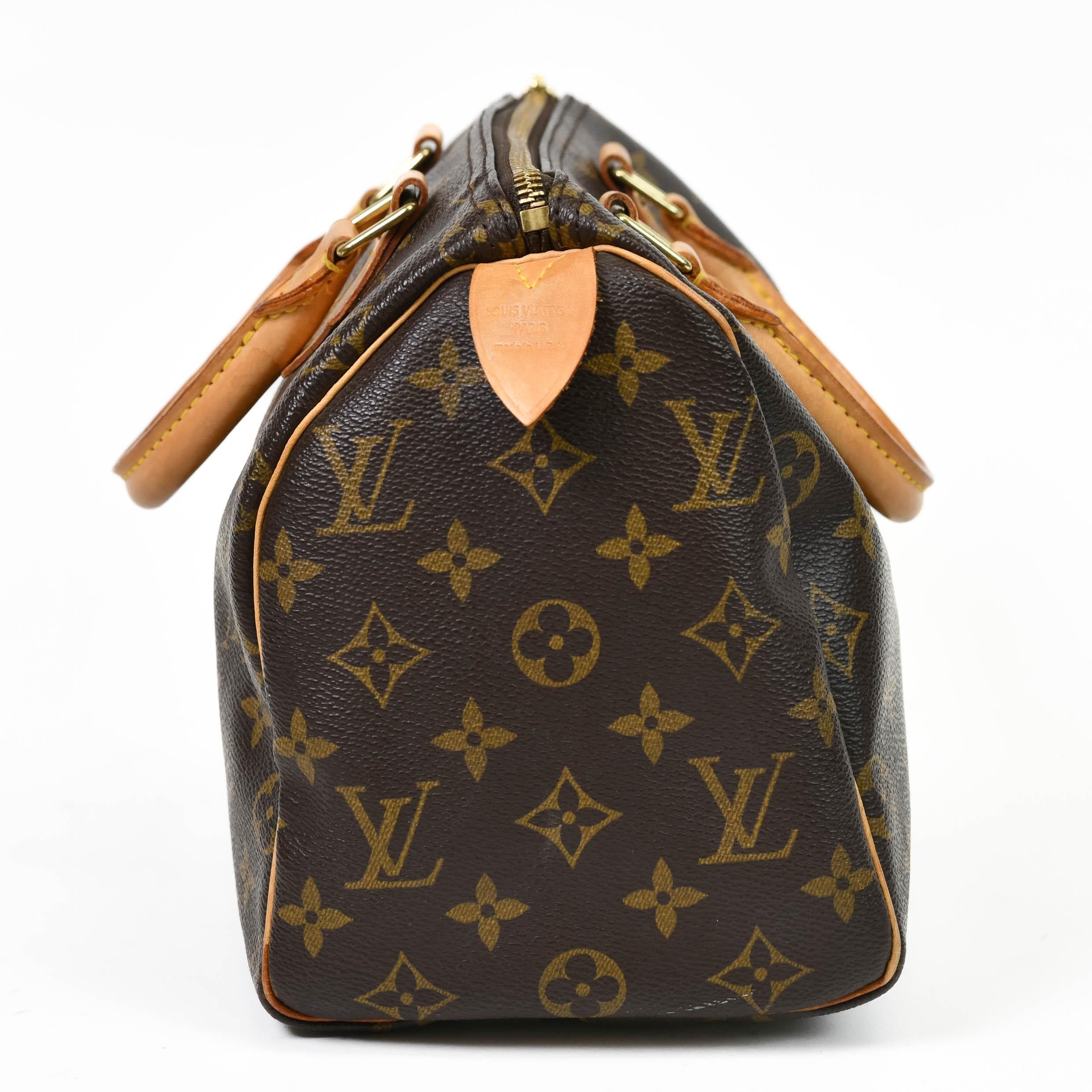 Louis Vuitton Brown Monogram Canvas Speedy 25 Tote 3