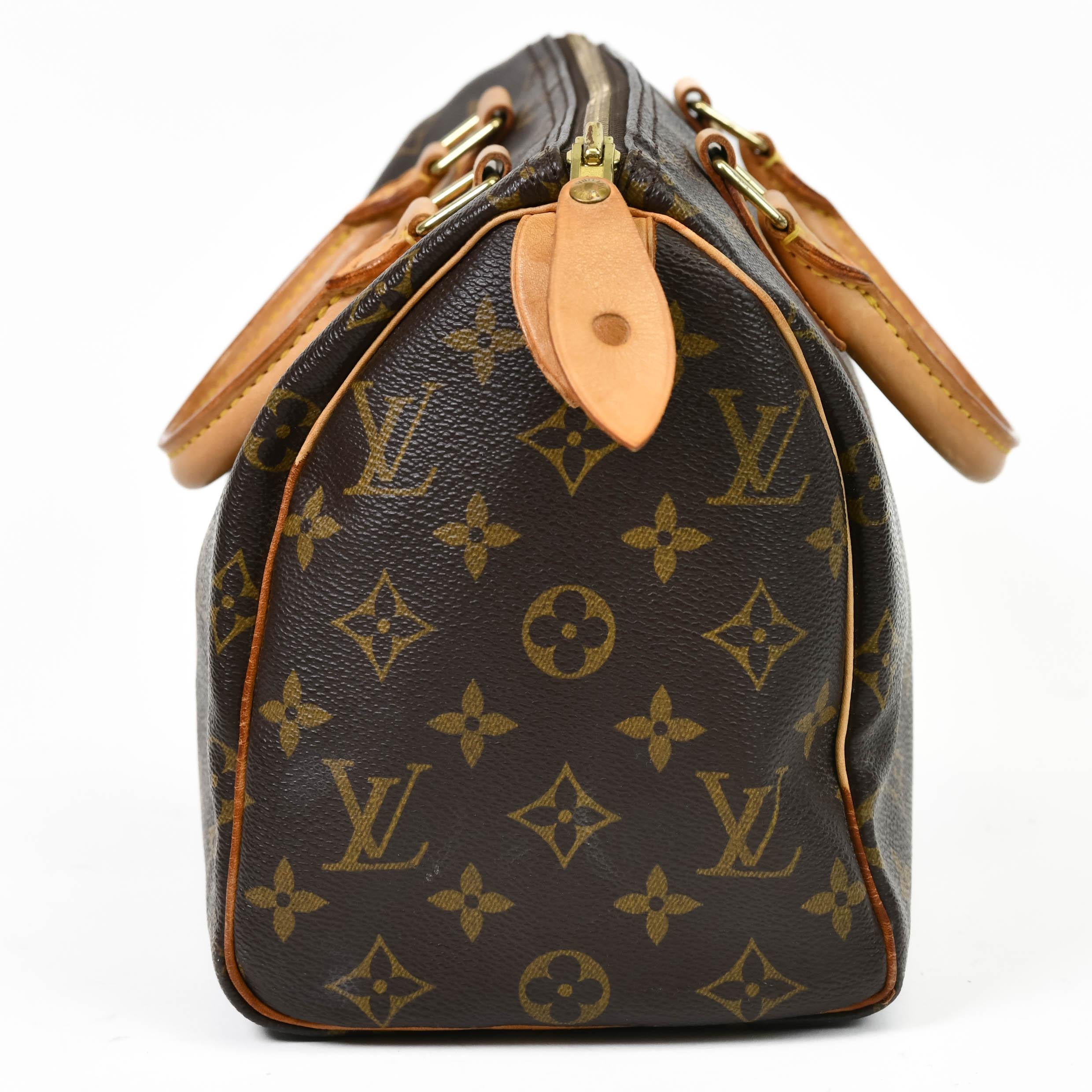 Louis Vuitton Brown Monogram Canvas Speedy 25 Tote 4