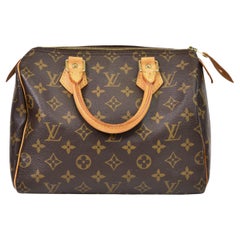 Louis Vuitton Brown Monogram Canvas Speedy 25 Tote