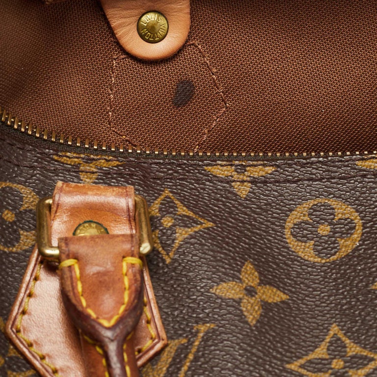Louis Vuitton Monogram Speedy 30 - Brown Handle Bags, Handbags