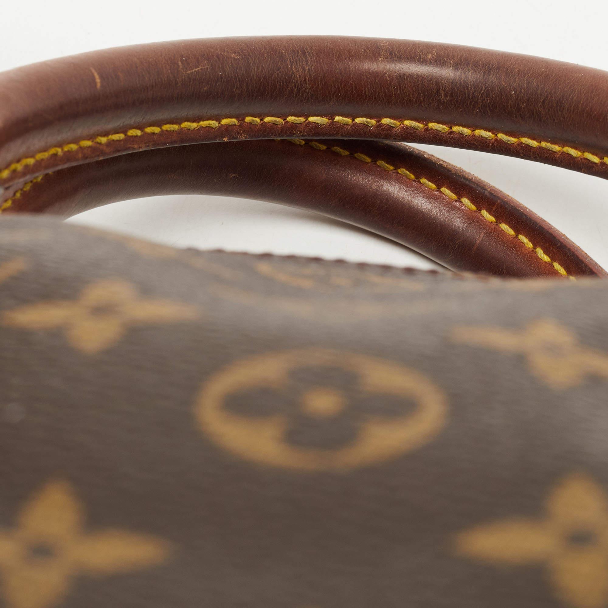 Louis Vuitton Brown Monogram Canvas Speedy 30 Top Handle Bag 5