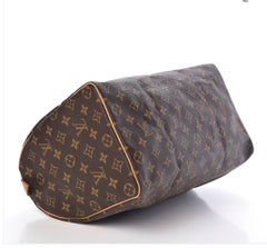 LOUIS VUITTON  Brown Monogram Canvas Speedy 40 Large  Hand Bag, Excellent