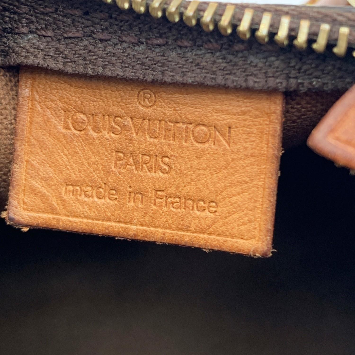 Louis Vuitton Brown Monogram Canvas Speedy Nano Bag Purse 1