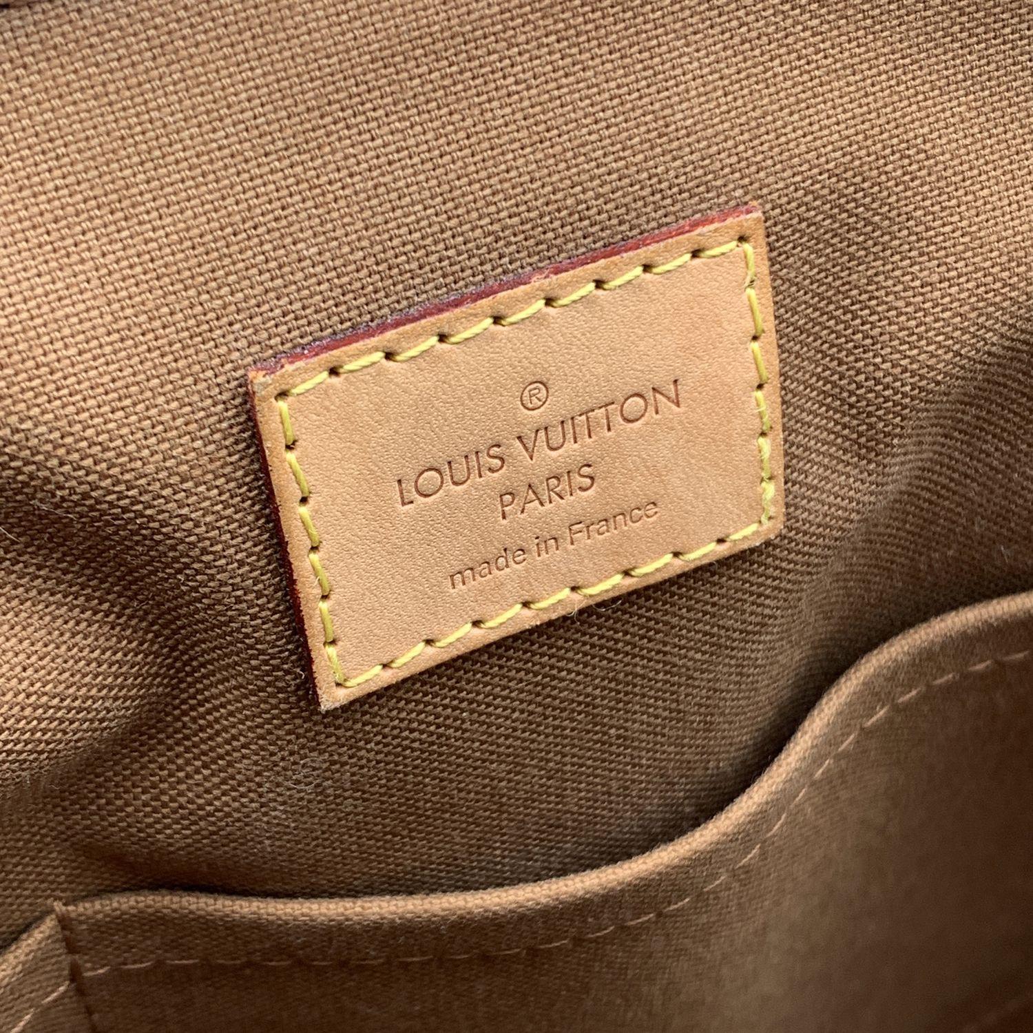 Louis Vuitton Brown Monogram Canvas Tivoli GM Satchel Bag For Sale 2