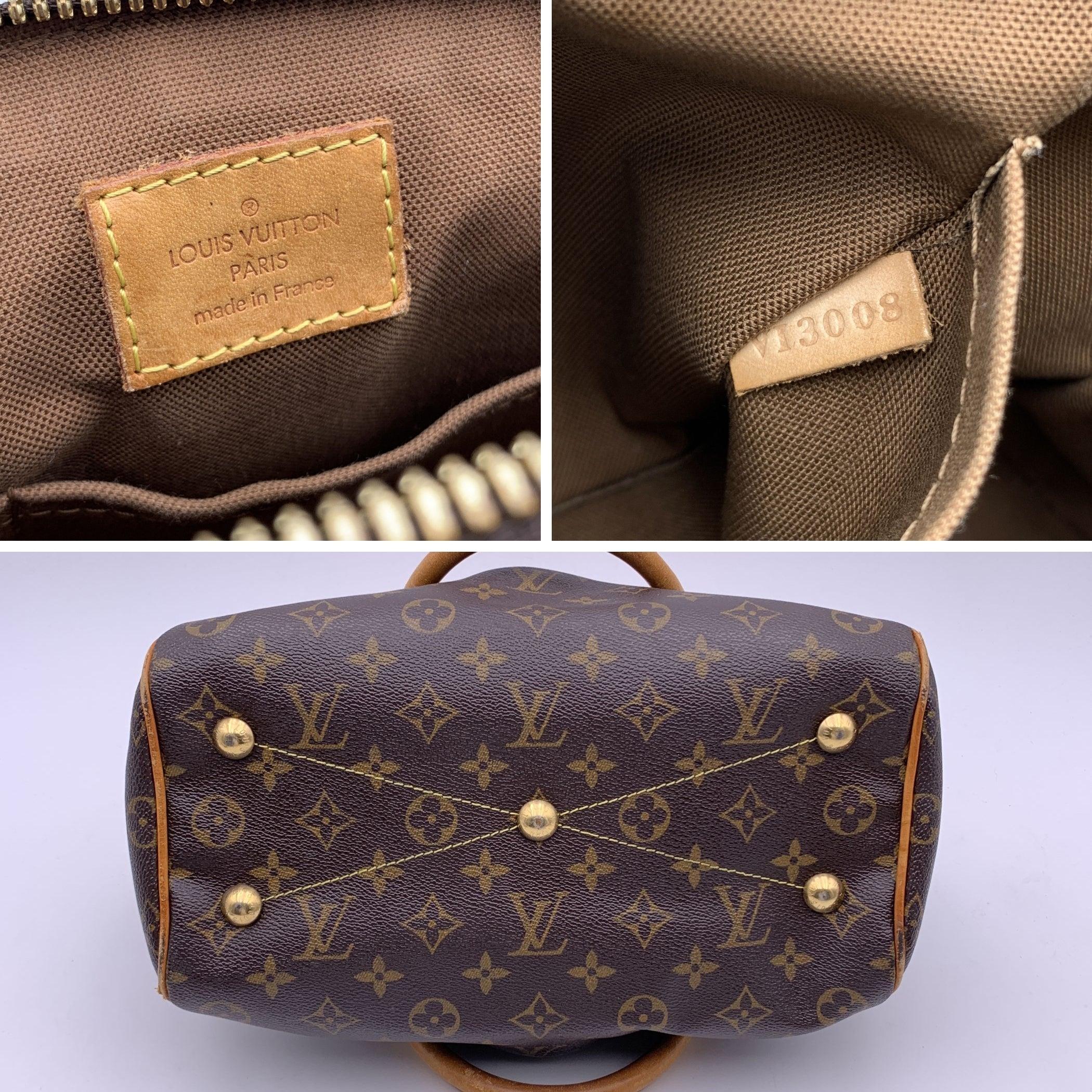 Louis Vuitton - Sac à main Tivoli PM en toile marron avec monogramme 1