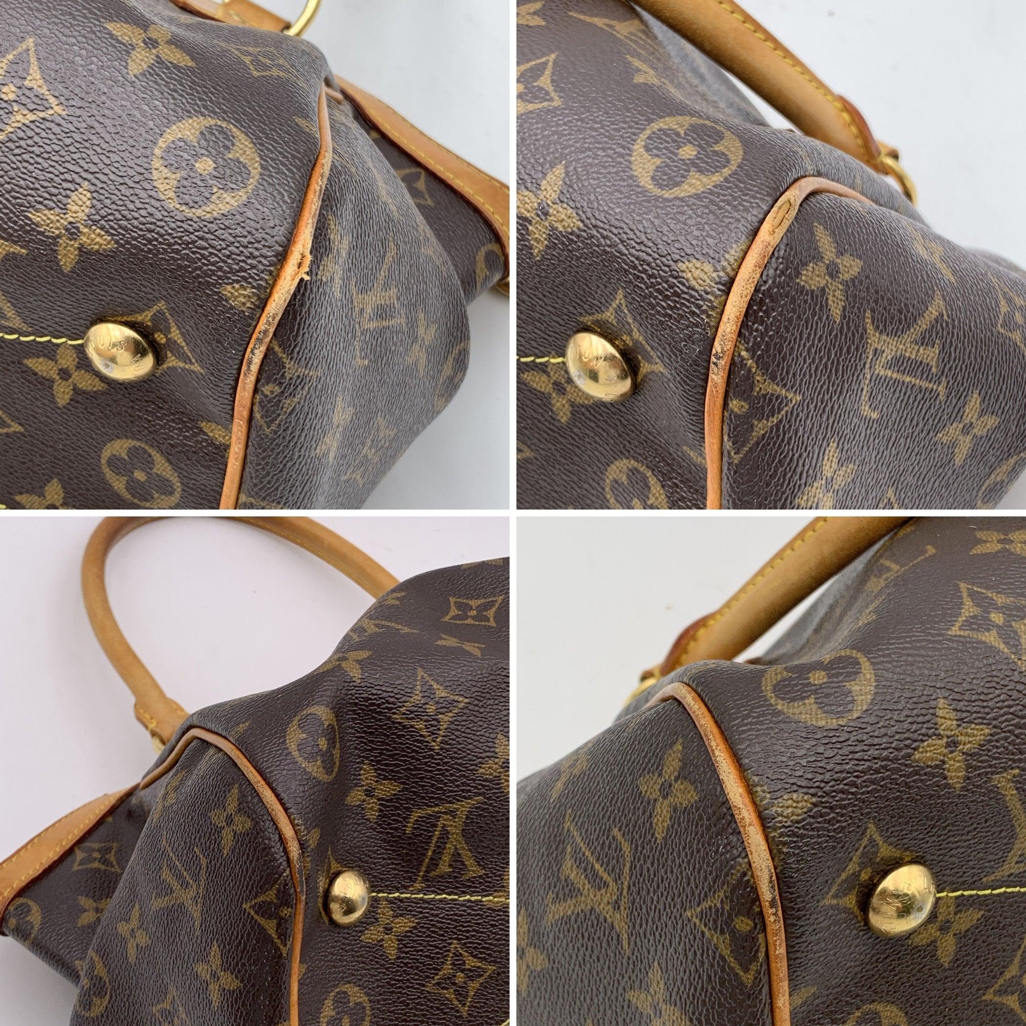 Louis Vuitton - Sac à main Tivoli PM en toile marron avec monogramme 2