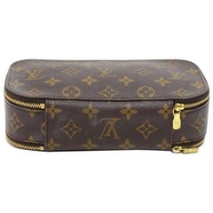 Louis Vuitton Brown  Monogram Canvas Trousse Blush PM Cosmetic Case Pouch