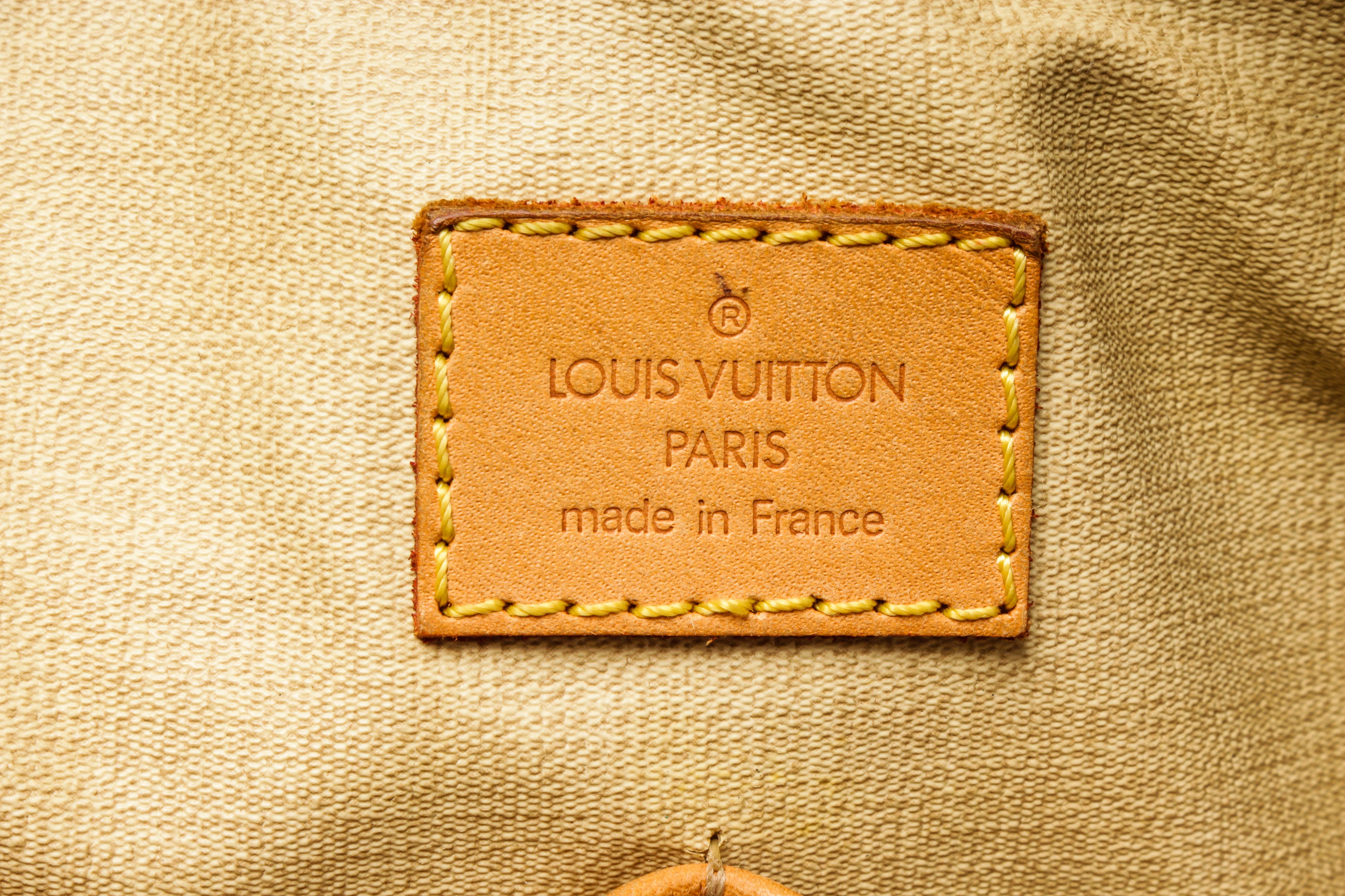 Louis Vuitton Brown Monogram Canvas Trouville Satchel Bag 3