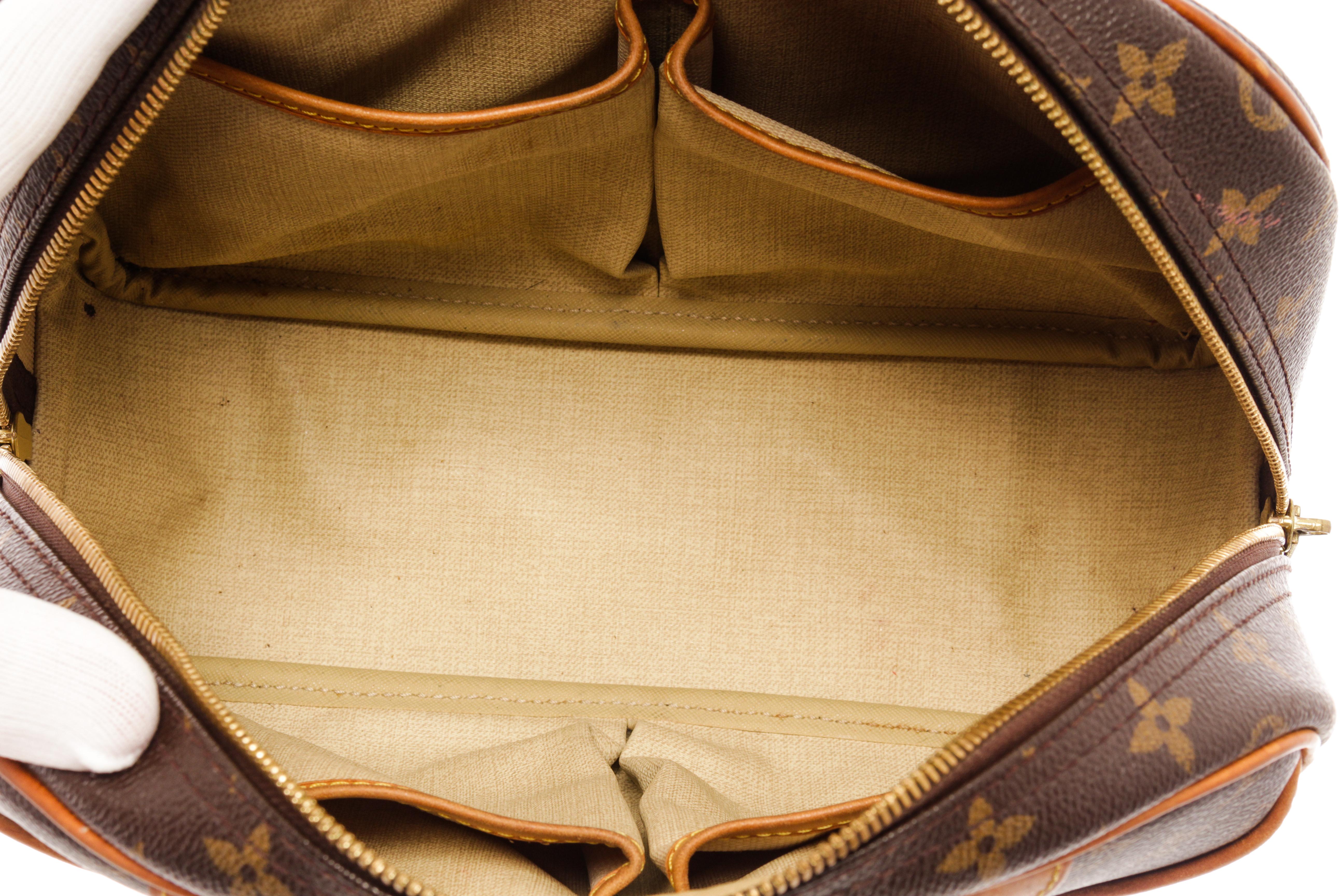 Louis Vuitton Brown Monogram Canvas Trouville Satchel Bag 4