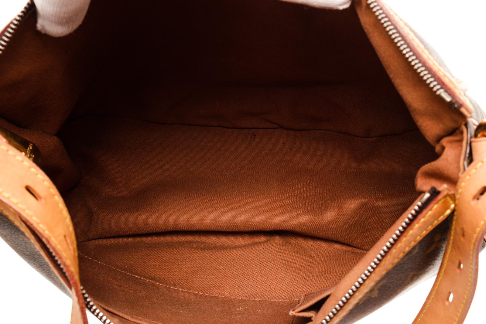 Louis Vuitton Brown Monogram Canvas Tulum GM Shoulder Bag In Good Condition In Irvine, CA