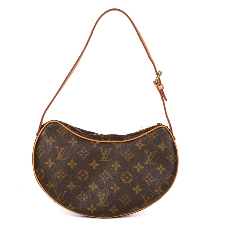 Louis Vuitton Croissant Shoulder Bag MM Brown Monogram Canvas