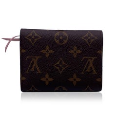 Louis Vuitton Brown Monogram Canvas Victorine Wallet Coin Purse