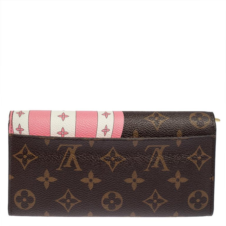 Louis Vuitton Wallet Purse Monogram Brown Woman unisex Authentic Used Y7165