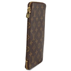 LOUIS VUITTON brown Monogram Canvas ZIPPY Document Holder