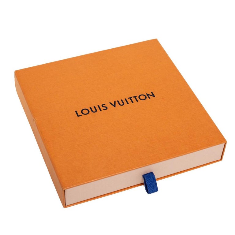 Louis Vuitton Brown Monogram Chain Link Printed Cotton Bandana at 1stDibs