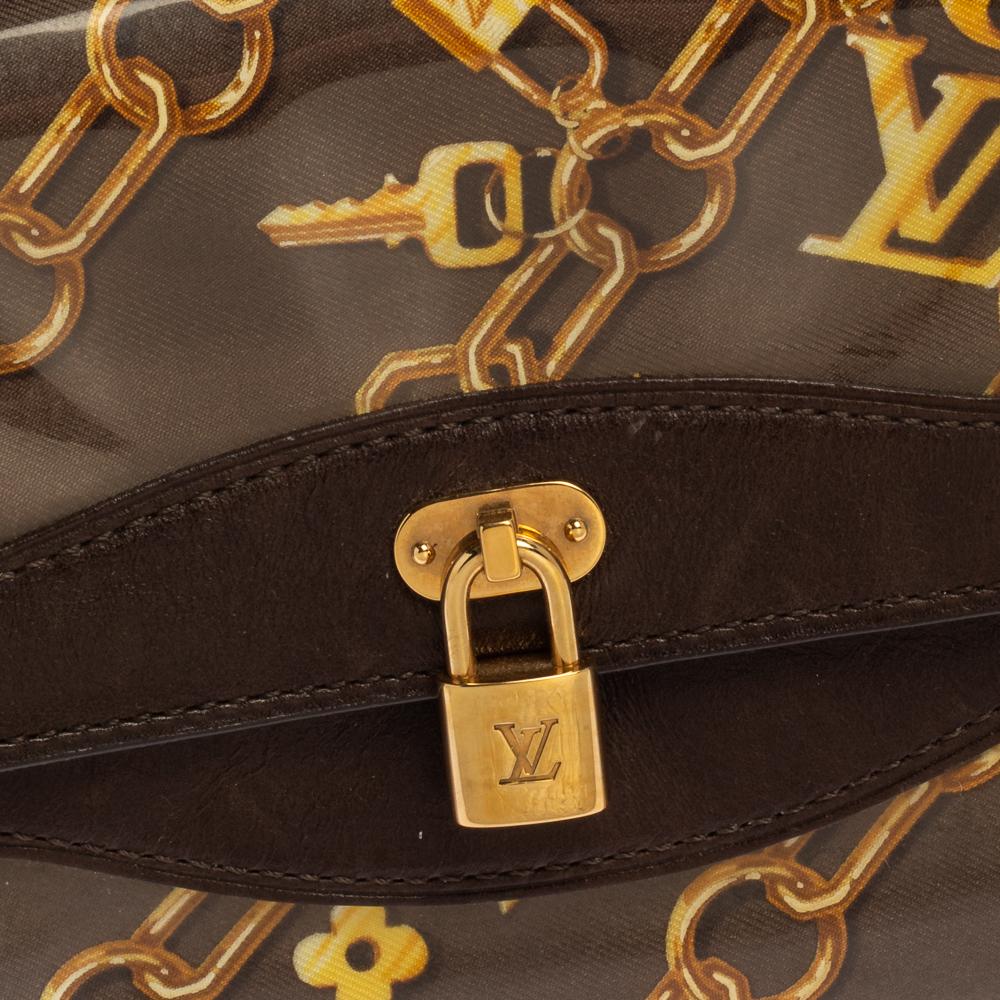 Louis Vuitton Brown Monogram Charms Limited Edition Porte Monnaie Wallet In Good Condition In Dubai, Al Qouz 2