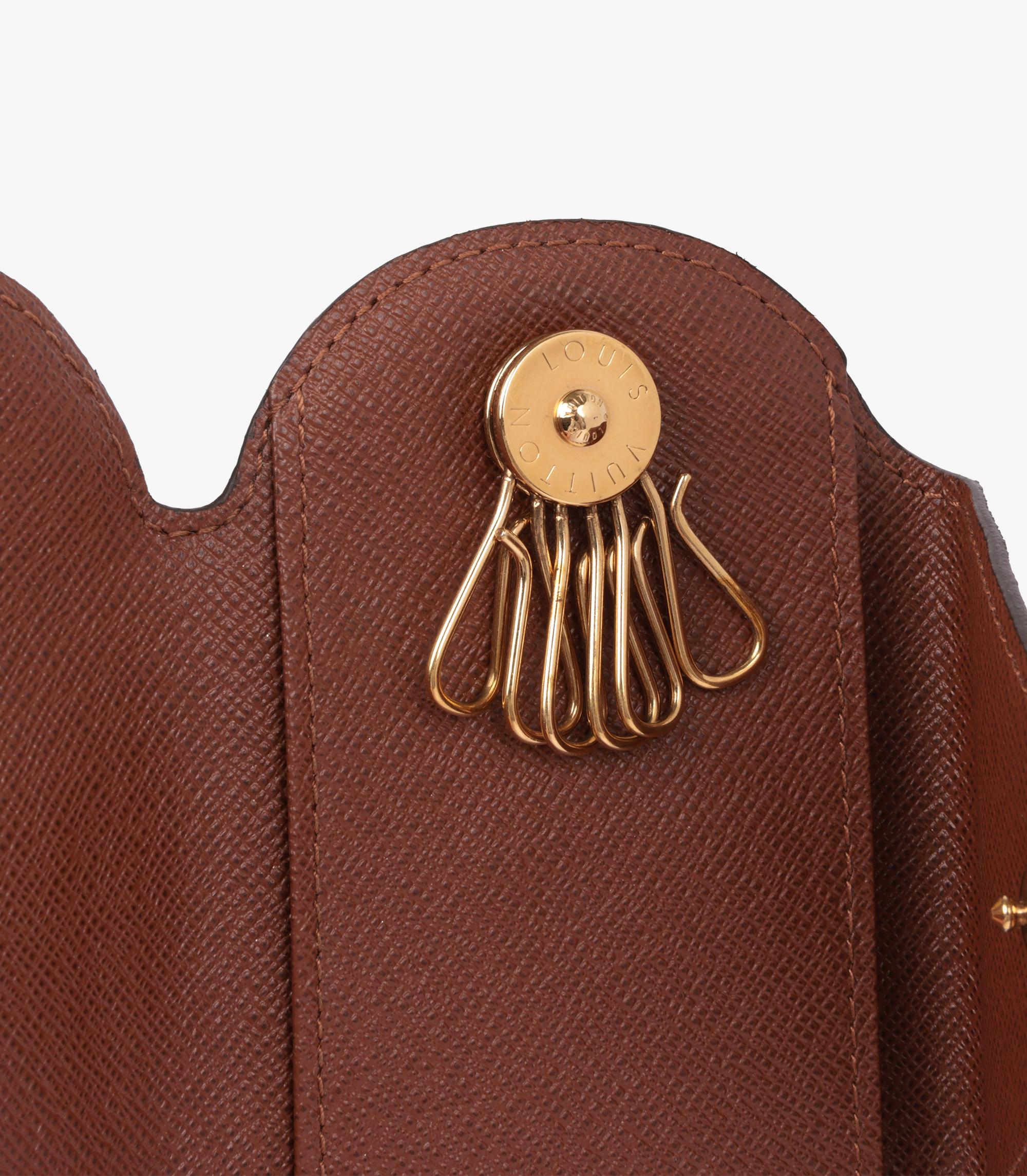 Louis Vuitton Custodia a 6 chiavi in tela Monogram Marrone In condizioni ottime in vendita a Bishop's Stortford, Hertfordshire