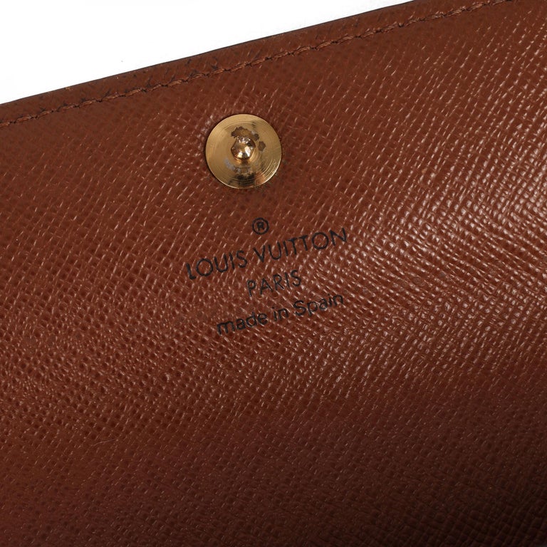 Alexandra leather wallet Louis Vuitton Brown in Leather - 28933640