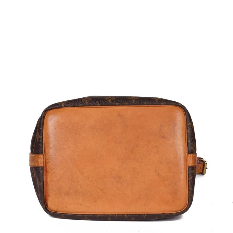 Louis Vuitton Brown Monogram Coated Canvas and Vachetta Leather Vintage  Petite Noé at 1stDibs