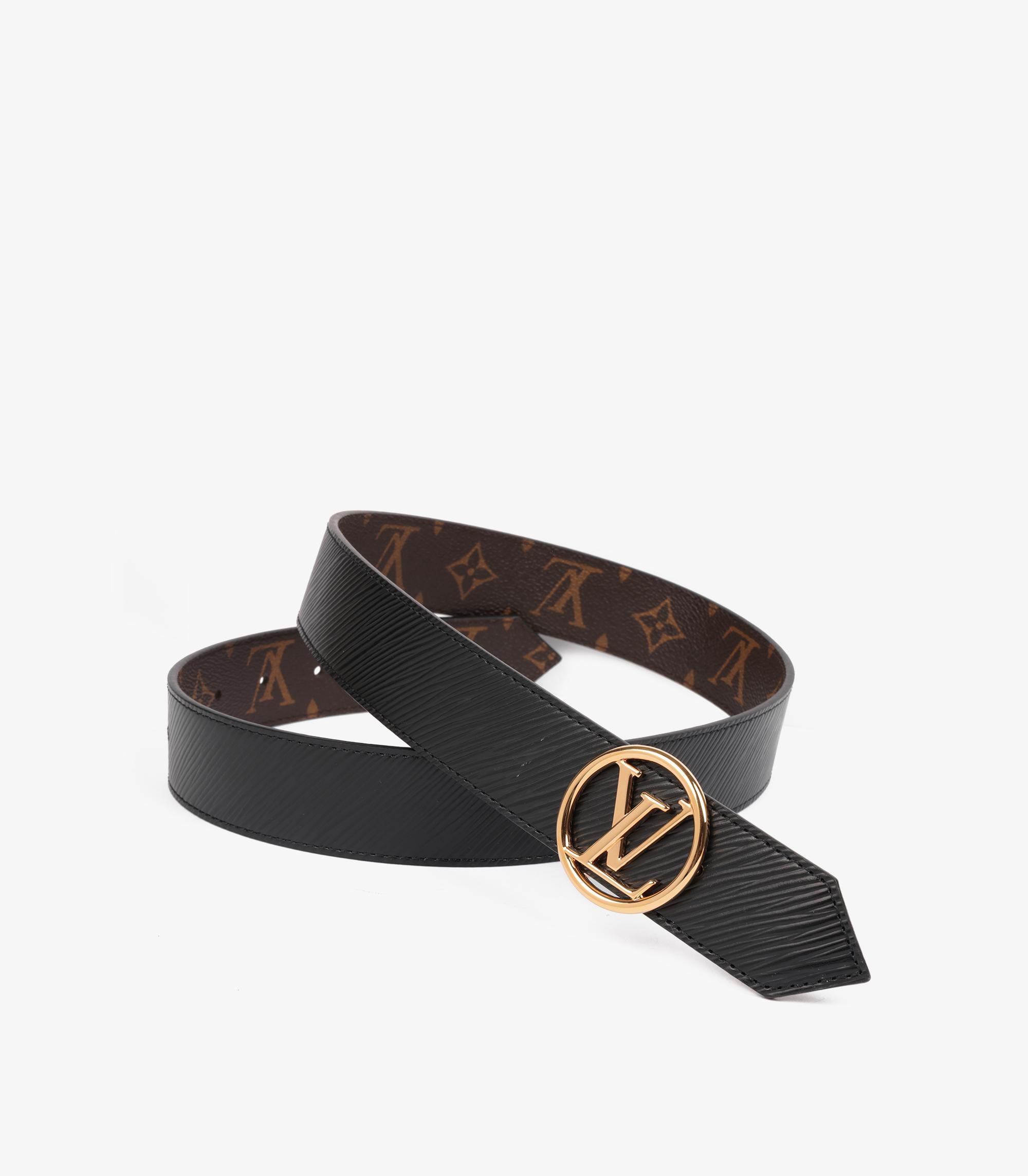 Louis Vuitton Brown Monogram Coated Canvas & Black Epi Leather LV Initiales 35mm Reversible Belt

Product Details
Xupes Ref: CAA0103
Brand: Louis Vuitton
Model: LV Initiales 35mm Reversible Belt
Type: Belt
Serial Number: BP0198
Age: 2018
Accompanied