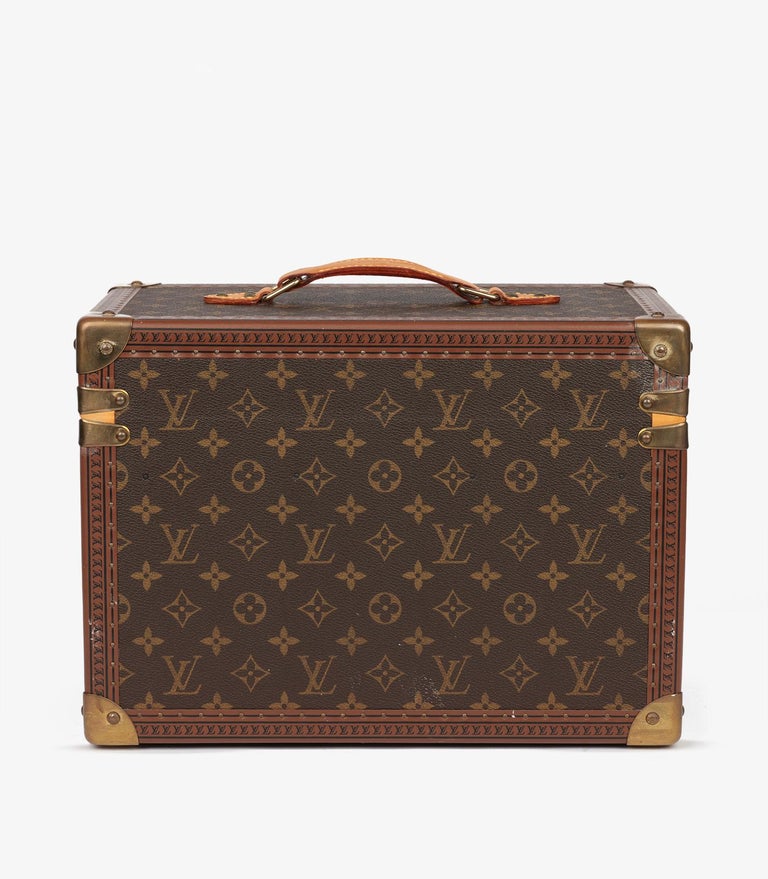 Rare Vtg Louis Vuitton Trunk Boite Case Luggage Travel Makeup Insert Tray  SALE