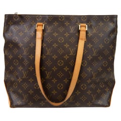 Louis Vuitton Brown Monogram Coated Canvas Cabas Mezzo