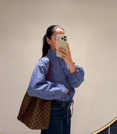 Louis Vuitton Brown Monogram Coated Canvas & Cherry Calfskin Leather NéoNoé