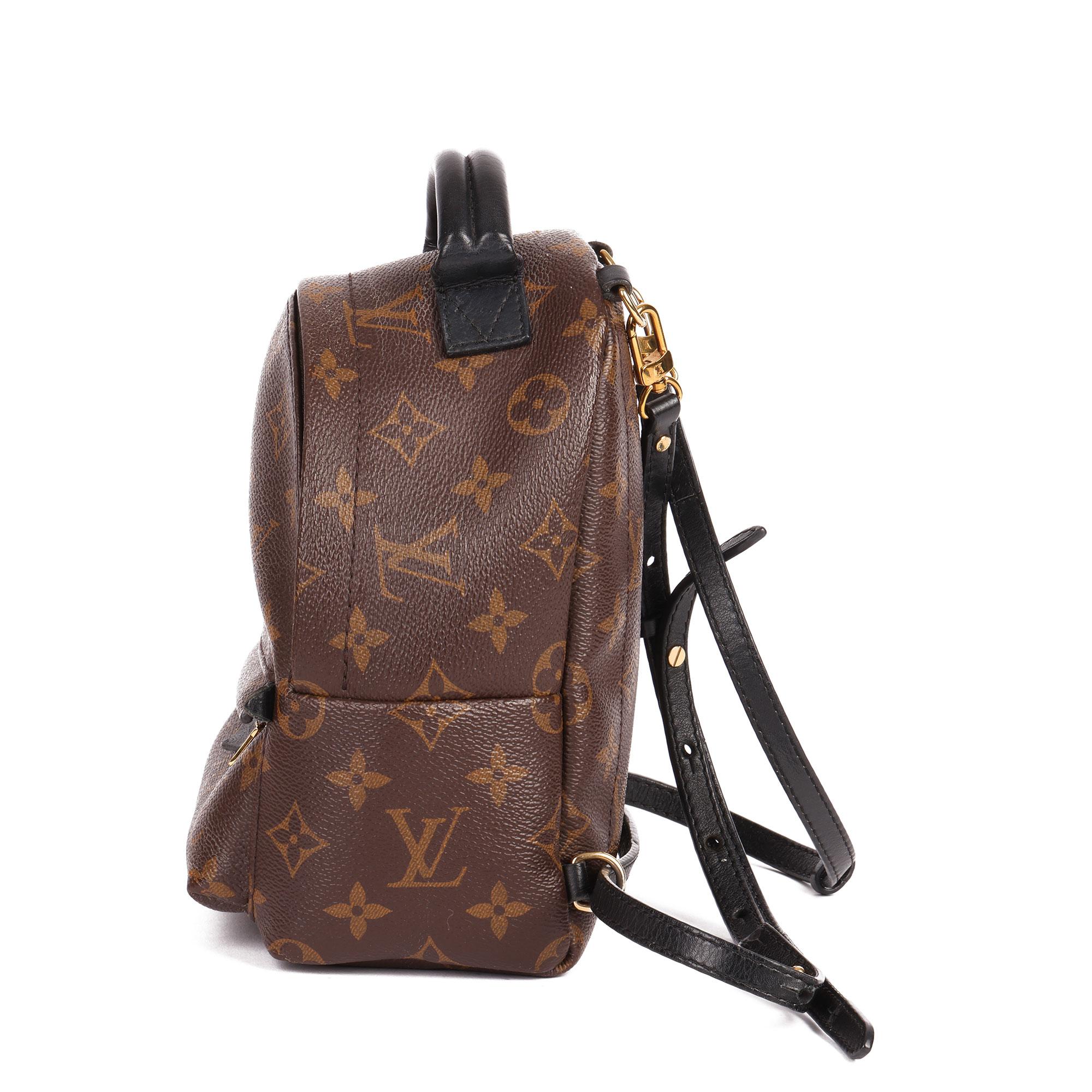 Louis Vuitton Brown Monogram Coated Canvas Mini Palm Springs Backpack 8