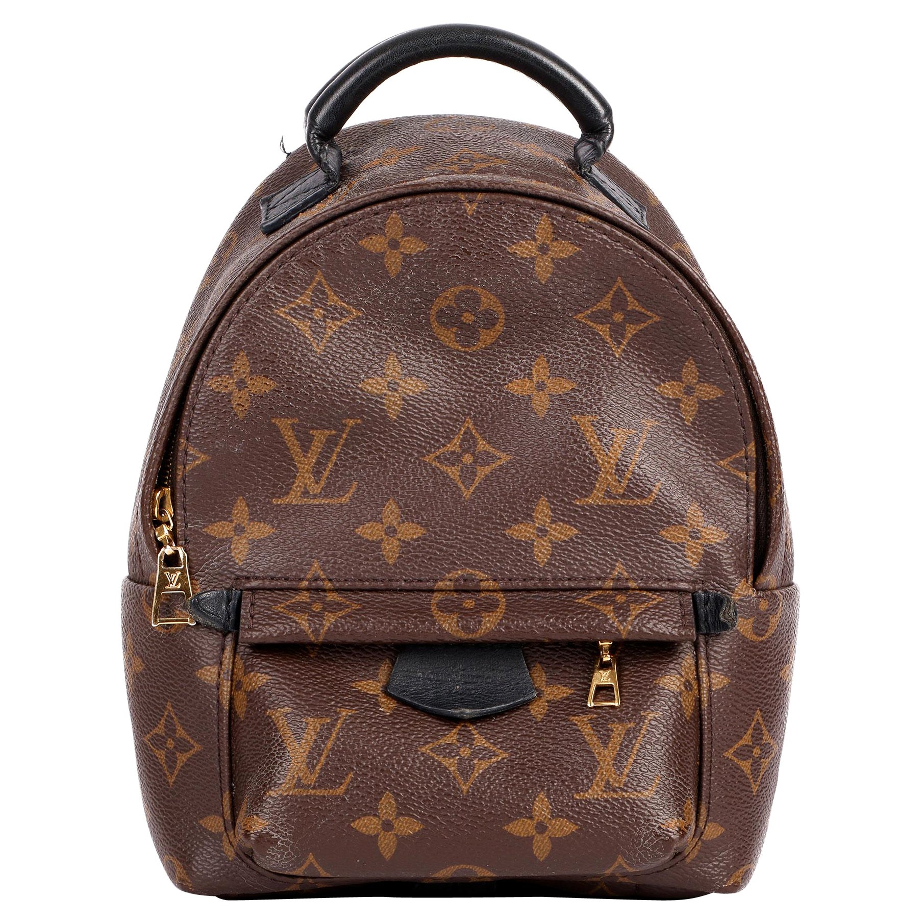 Louis Vuitton Brown Monogram Coated Canvas Mini Palm Springs Backpack