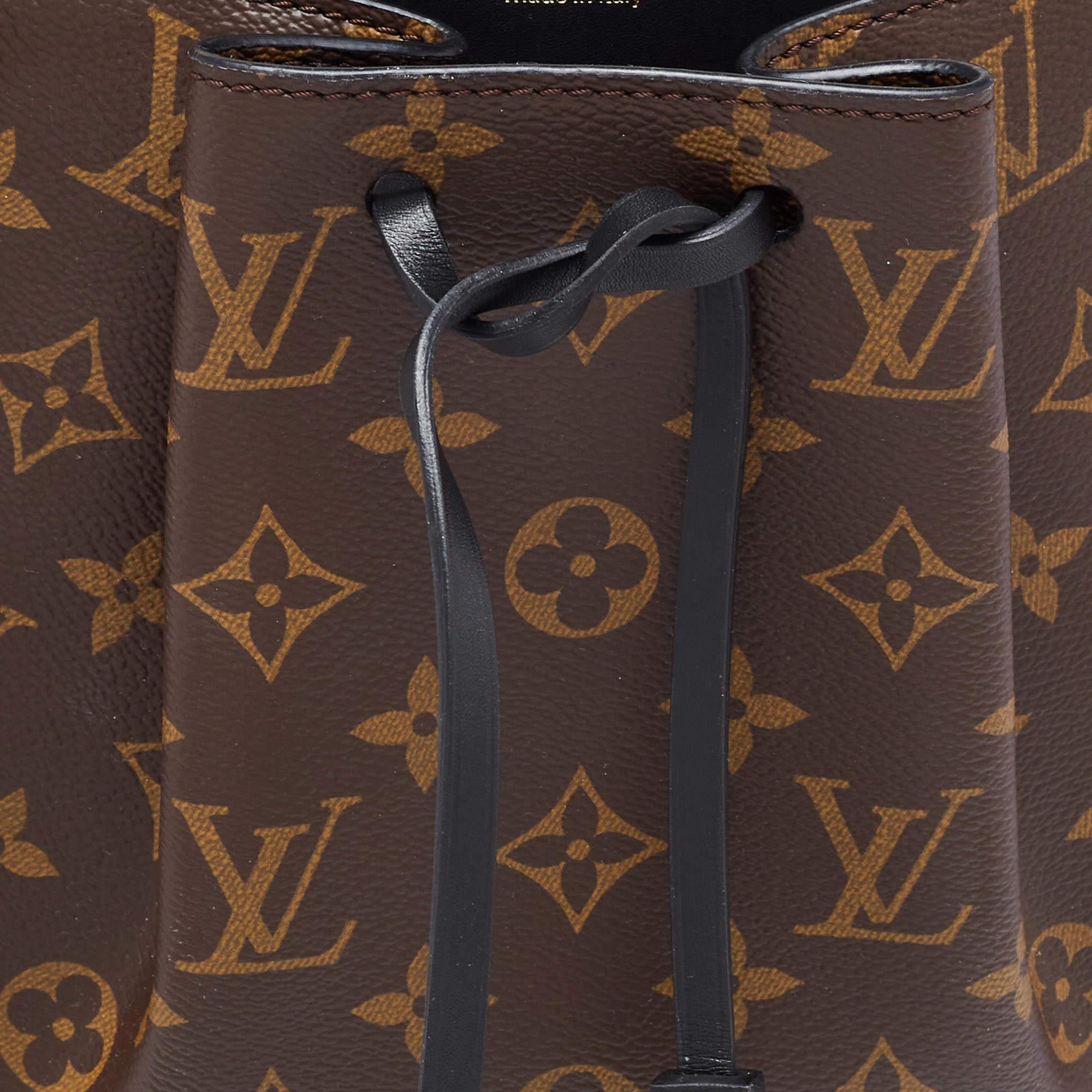 Louis Vuitton Brown Monogram Coated Canvas Noe Fringe Crossbody Bag 7