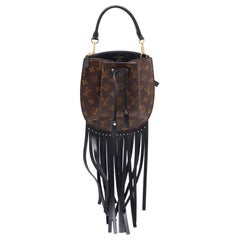 Louis Vuitton Brown Monogram Coated Canvas Noe Fringe Crossbody Bag