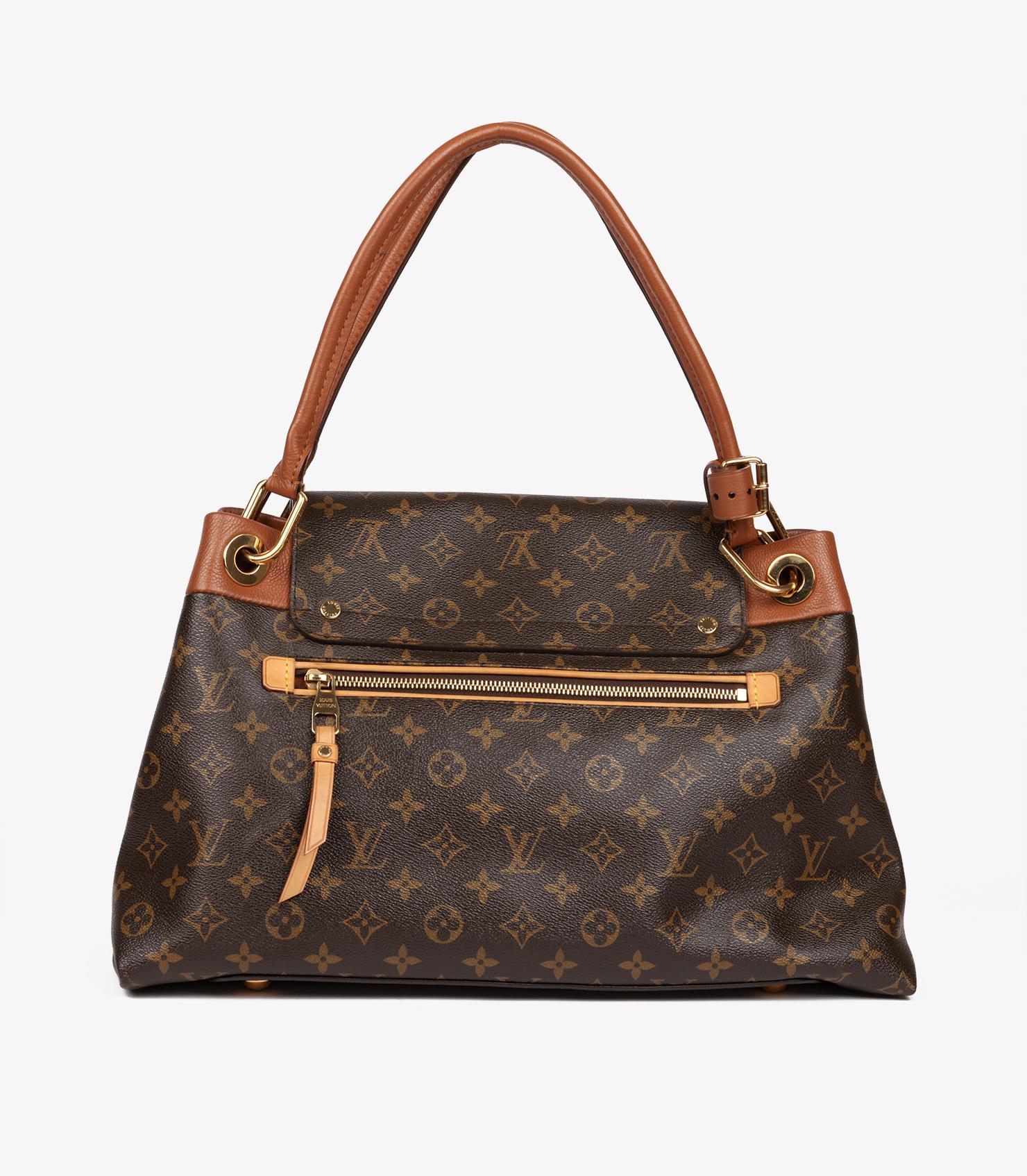 Louis Vuitton Brown Monogram Coated Canvas Olympe For Sale 1