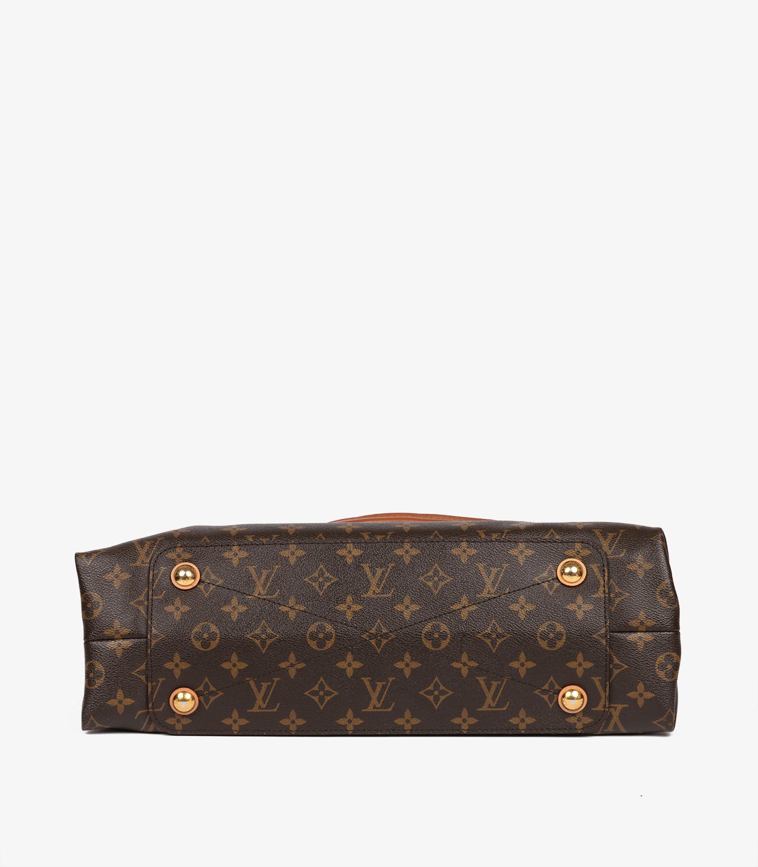 Louis Vuitton Brown Monogram Coated Canvas Olympe For Sale 2