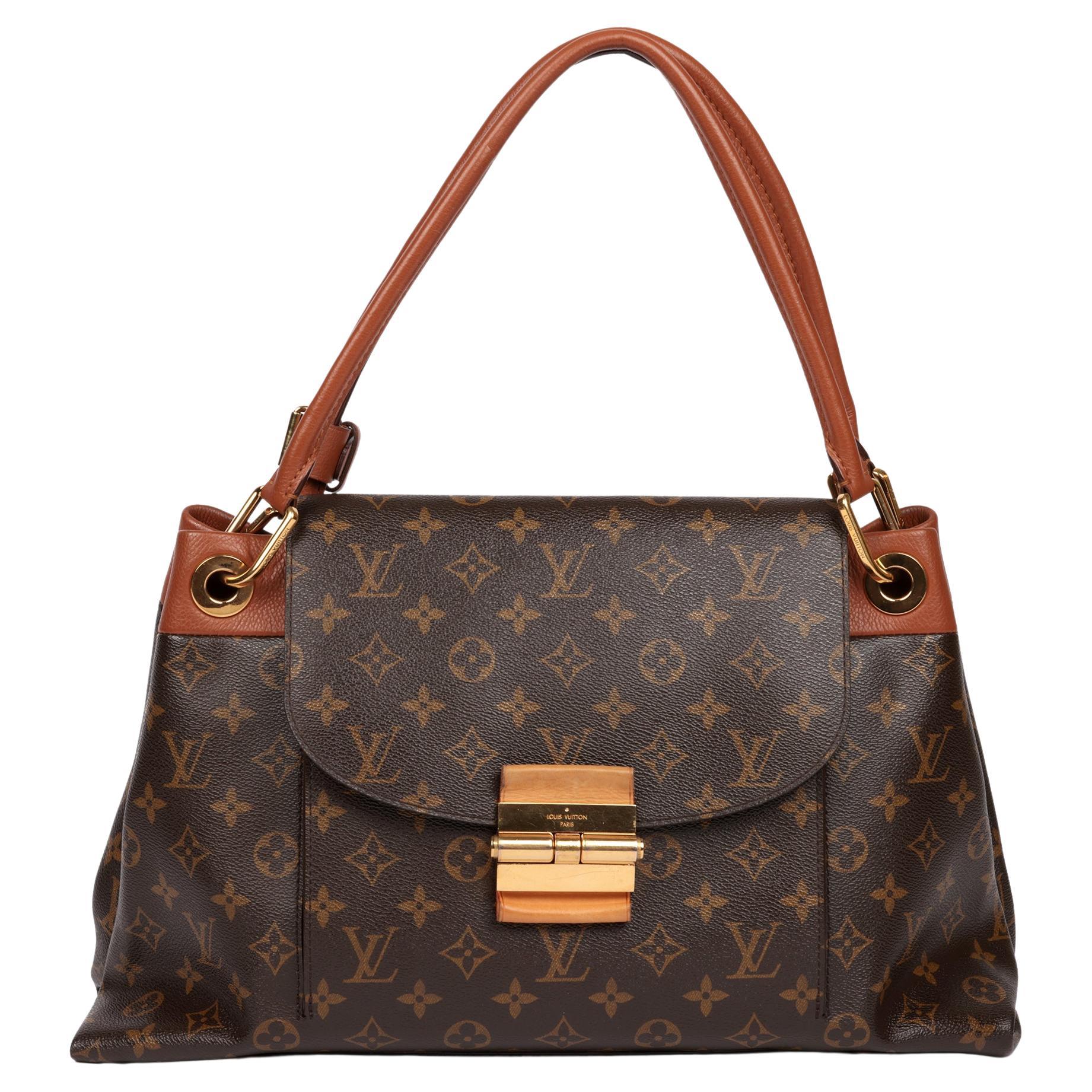 Louis Vuitton Brown Monogram Coated Canvas Olympe For Sale
