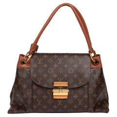 Louis Vuitton Brown Monogram Coated Canvas Olympe
