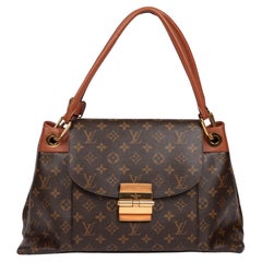 Louis Vuitton Olympe in tela marrone Monogram Coates