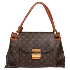 Louis Vuitton Brown Monogramm beschichtetes Segeltuch Olympe