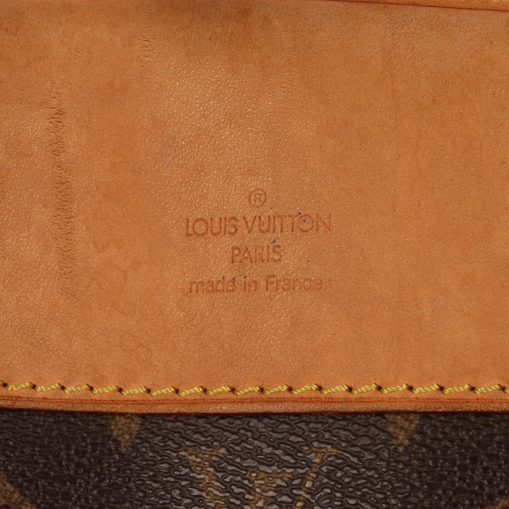 LOUIS VUITTON Brown Monogram Coated Canvas & Vachetta Leather Alize 48 Hours 2