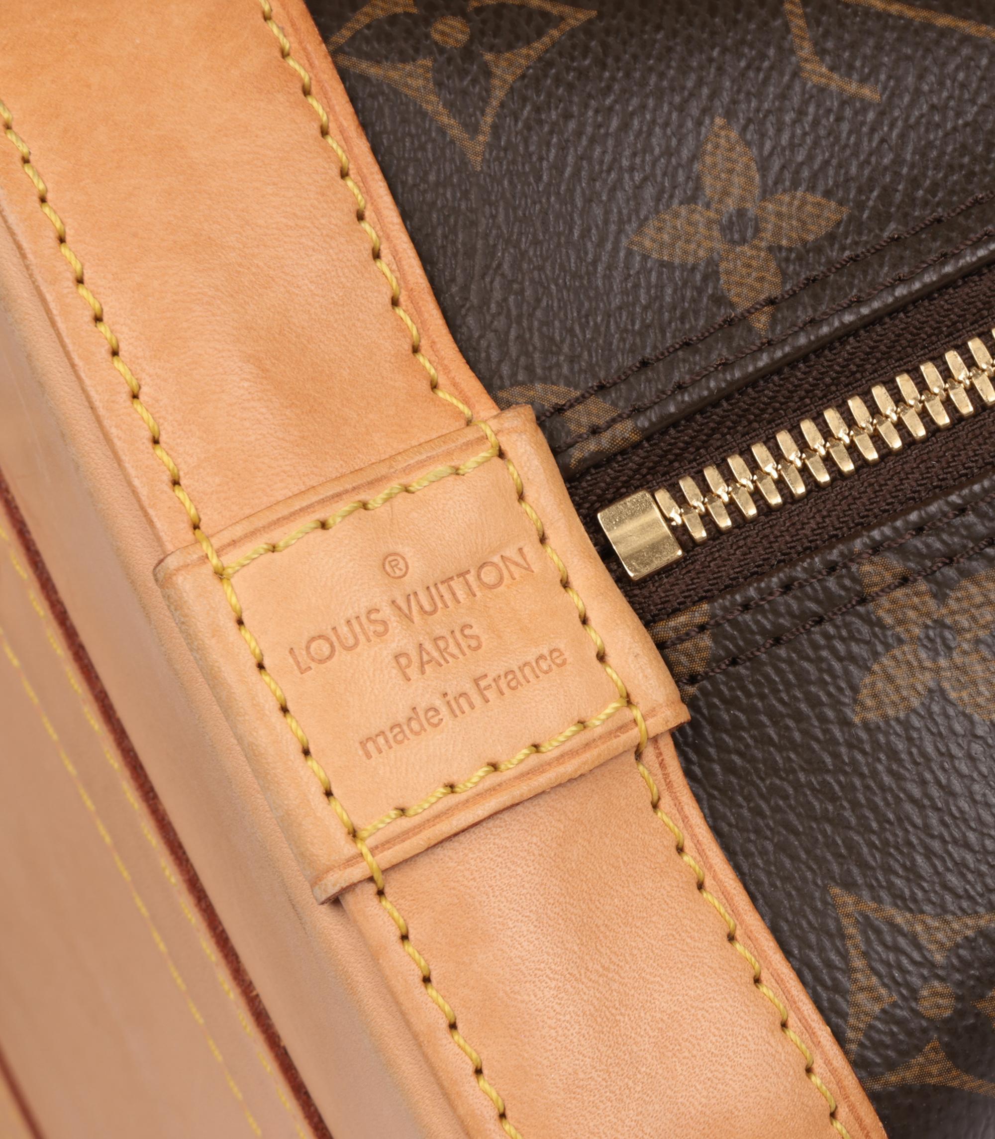 Louis Vuitton Brown Monogram Coated Canvas & Vachetta Leather Alma PM For Sale 4