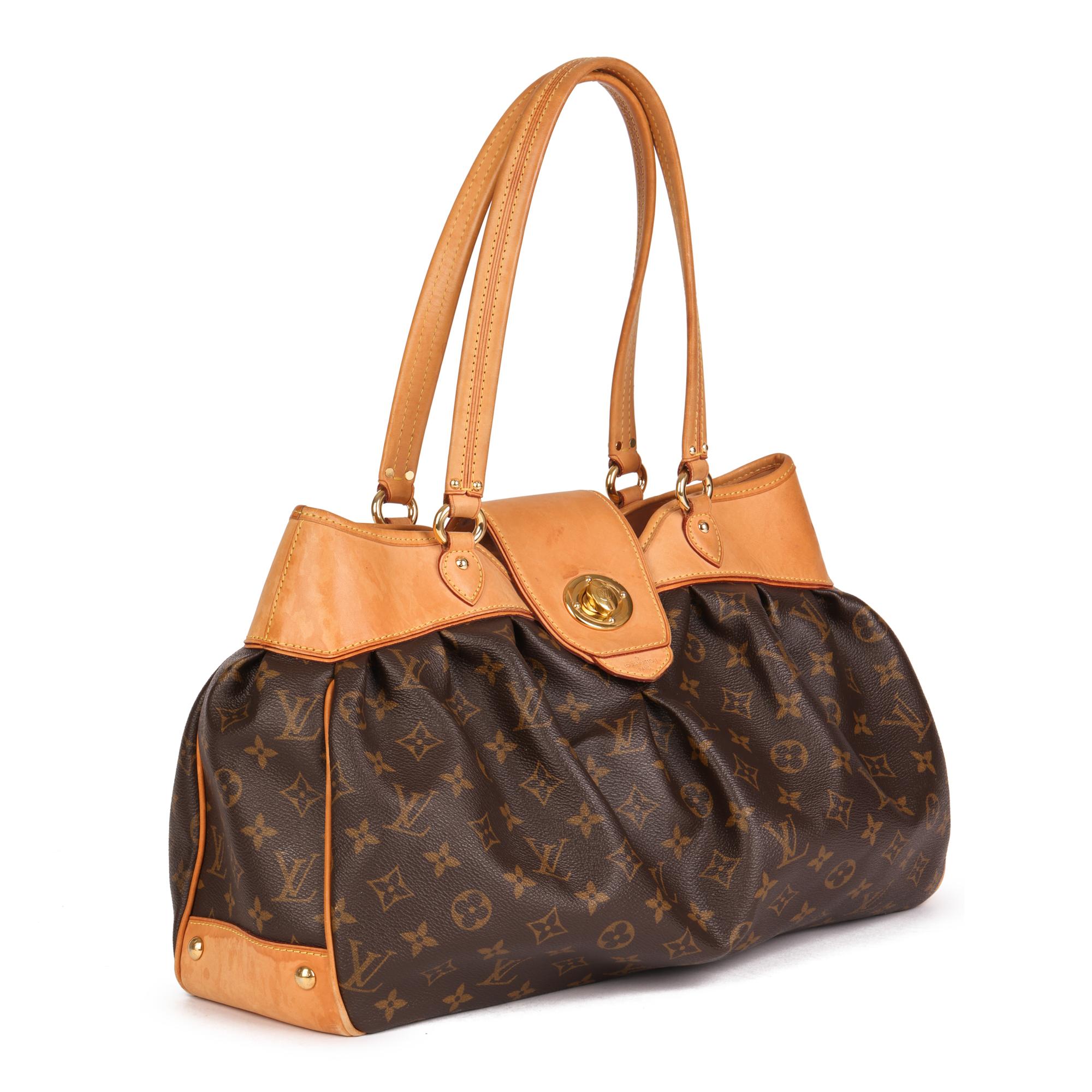LOUIS VUITTON
Brown Monogram Coated Canvas & Vachetta Leather Boetie

Xupes Reference: CB552
Serial Number: MI2009
Age (Circa): 2009
Authenticity Details: Date Stamp (Made in France)
Gender: Ladies
Type: Tote, Shoulder

Colour: Brown
Hardware: