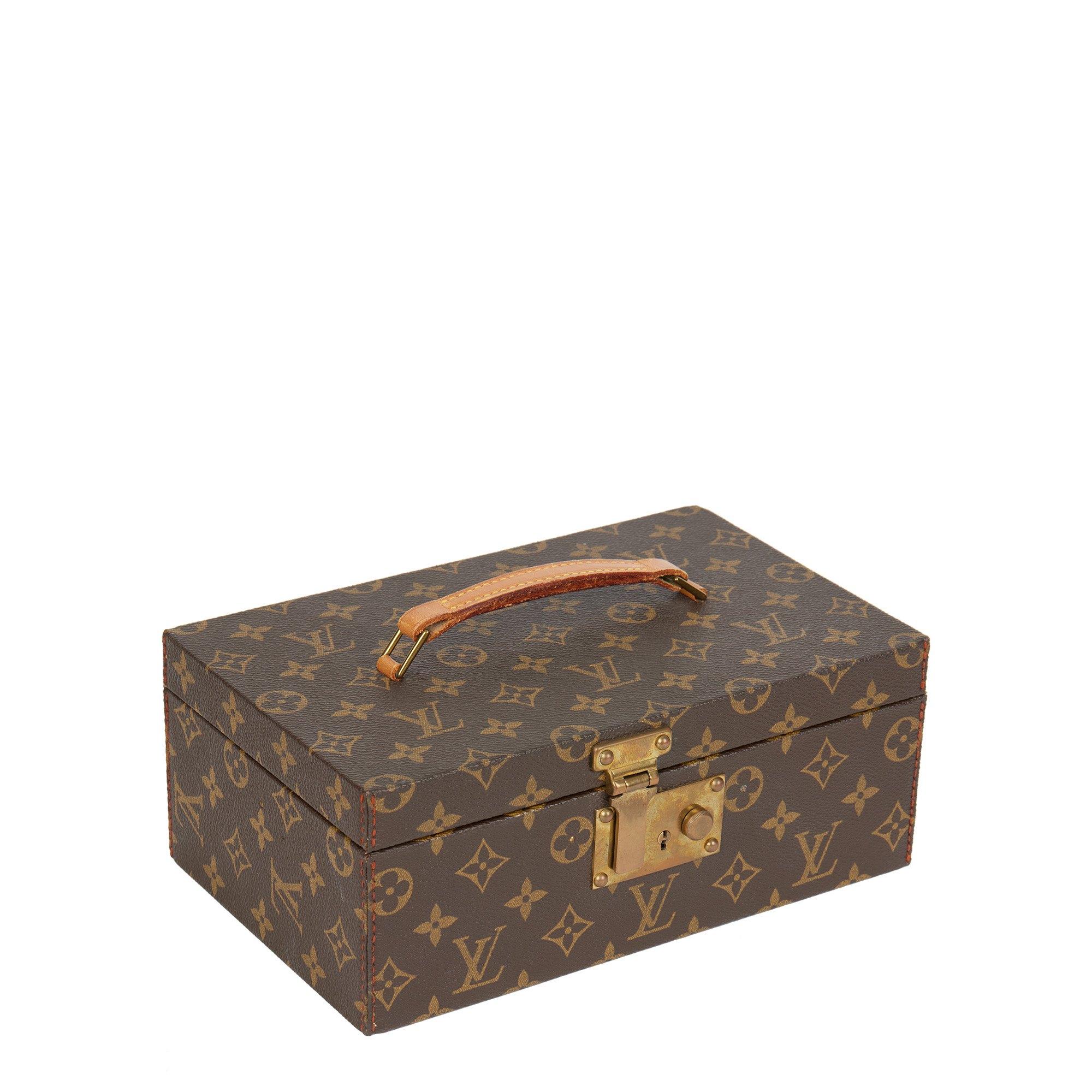 Louis Vuitton BROWN MONOGRAM COATED CANVAS & VACHETTA LEATHER VINTAGE BOITE A TOUT

CONDITION NOTES
The exterior is in very good condition with minimal signs of use.
The interior is in very good condition with minimal signs of use.
The hardware is