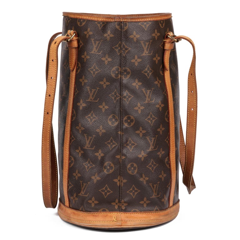 LOUIS VUITTON Light Blue Monogram Denim and Vachetta Leather Daily GM For  Sale at 1stDibs